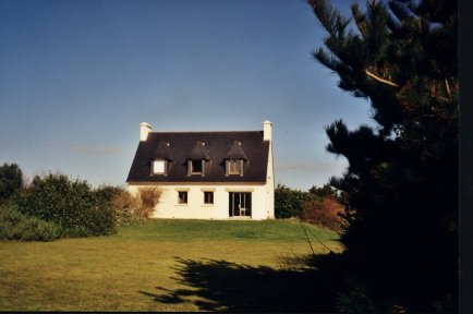 La maison en location en Bretagne avec un grand jardin